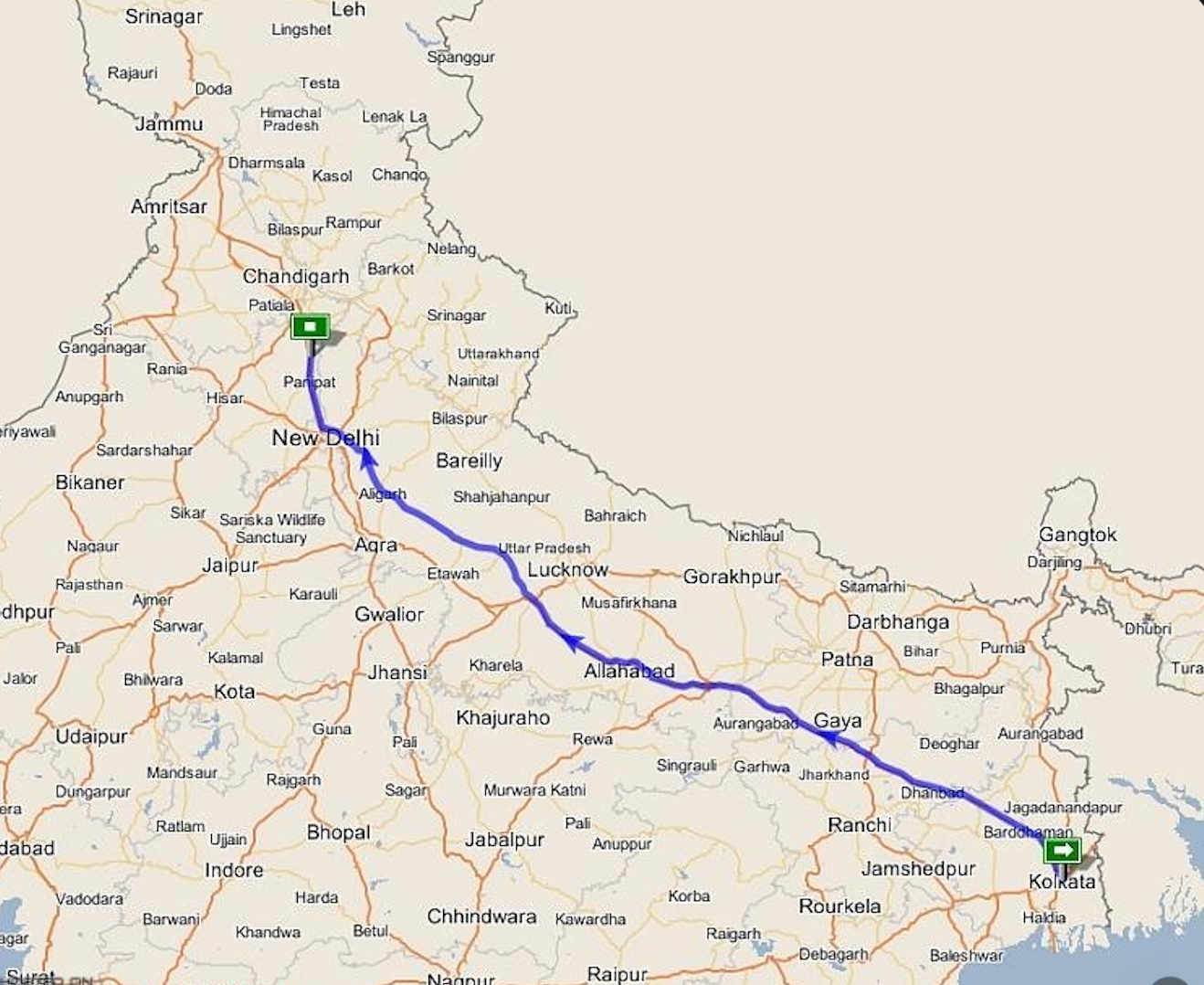 EV charging and solar site planning for the Delhi Kolkata highway
