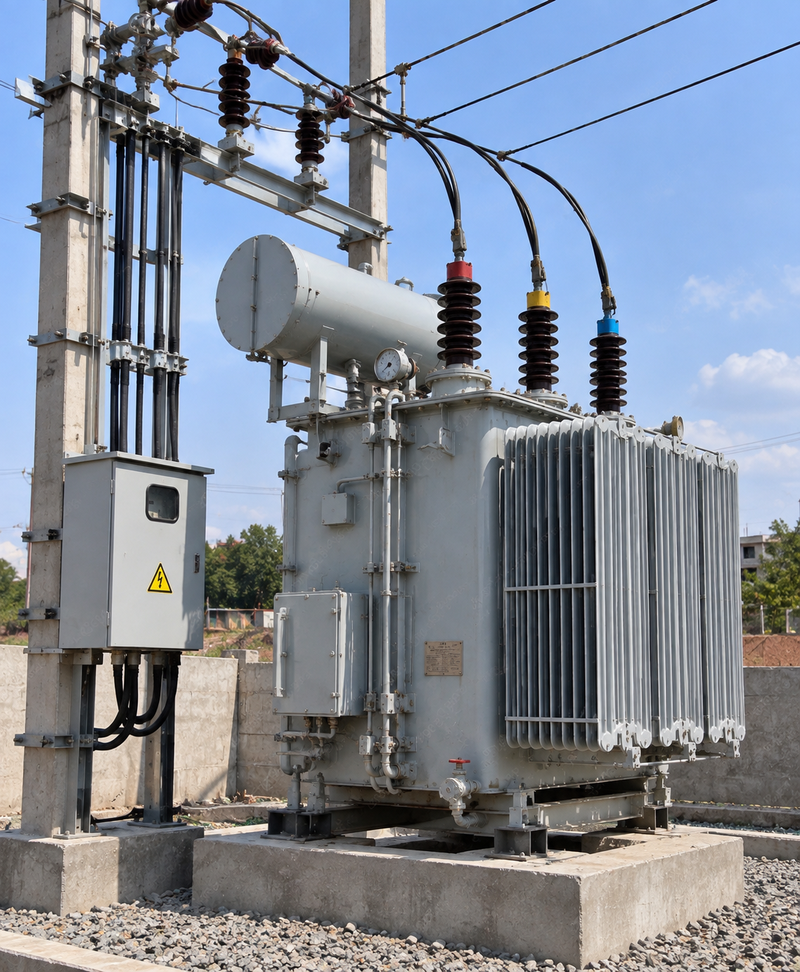 Distribution transformer placeholder